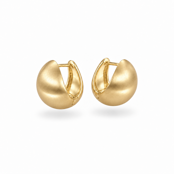 Luna Gold Dome Studs