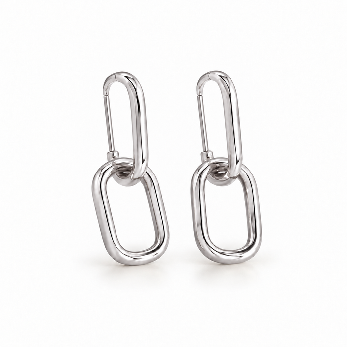 Lyra Silver Link Drops